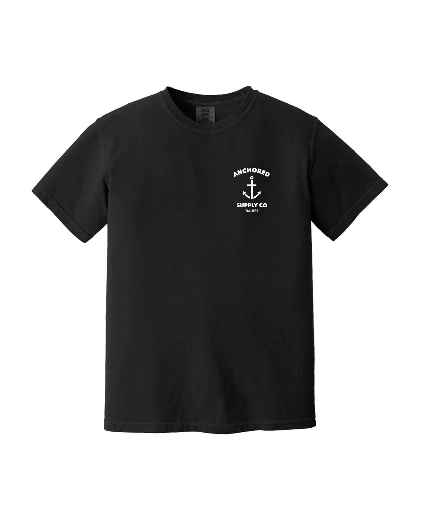 Anchored Supply Co Tee Black