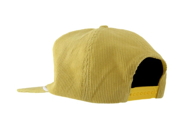 Anchored Corduroy Snapback Mustard