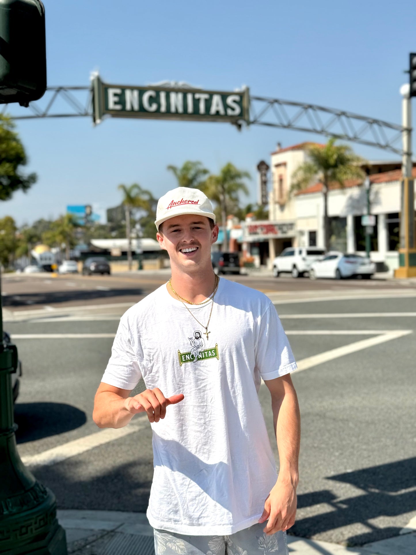 Local Legend Encinitas Jesus Tee White